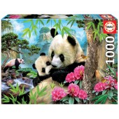 PUZZLE OSOS PANDA, 1000 PIEZAS