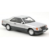 MERCEDES 300 CE-24 COUPE´ 1990 E1/18 PLATA