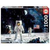 PUZZLE FIRST MEN ON THE MOON, ROBERT MCCALL 1000 PIEZAS