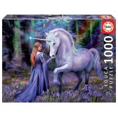 PUZZLE BLUEBELL WOODS, ANNE STOKES 1000 PIEZAS