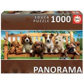 PUZZLE PERRITOS EN EL BANCO 1000 PIEZAS - PANORAMA