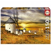 PUZZLE Molinos de Viento, Consuegra, 1500 Piezas