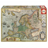 PUZZLE mapa de europa, 1000 Piezas