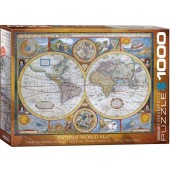 PUZZLE Mapa del mundo antiguo 1000 PIEZAS