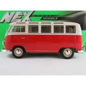 VOLKSWAGEN T1 VAN SAMBA BUS 1963 E1/24 ROJO/BLANCO