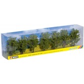 ARBOLES DE HOJA CADUCA (7 piezas, aprox. 8 cm de alto)