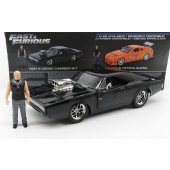 DOM´S DODGE CHARGER R/T WITH TORETTO FIGURE 1970 - FAST & FURIOUS 7 E1/24