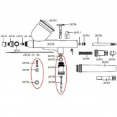 VALVULA COMPLETA PARA AEROGRAFO D102