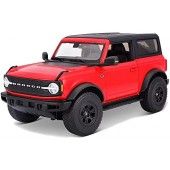 Ford Bronco Wildtrak (edición especial) 2021 E1/18 rojo con parte superior negra
