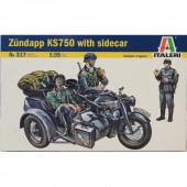 ZÜNDAPP KS750 CON SIDECAR E1/35