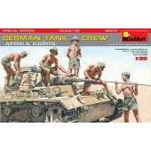 TRIPULACION DE TANQUE ALEMÁN EDICIÓN ESPECIAL ``Afrika Korps`` E1/35