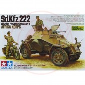 SD.KFZ.222 LEICHTER PANZERSPÄHWAGEN (4X4) AFRIKA-KORPS E1/35