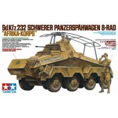 Sd.Kfz.232 Vehículo blindado pesado alemán de 8 ruedas ``Afrika-Corps``  E1/35