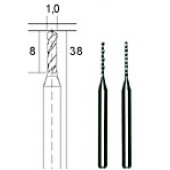 MICROBROCAS DE METAL DURO Ø 1mm