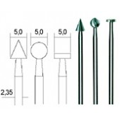 FRESAS DE ACERO DE TUNGSTENO VANADIO Ø5mm