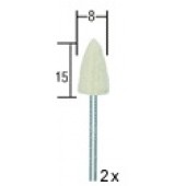 PULIDORES DE FIELTRO CABEZA CONICA Ø8mm (2uni)