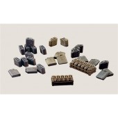 SET DE BIDONES ALEMANES/AMERICANOS E1/35