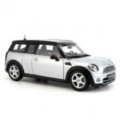 MINI COOPER CLUBMAN E1/18 PLATA/NEGRO