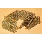 SET JUEGO DE MUROS DE LADRILLO E1/35