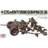CAÑON ANTITANQUE ALEMAN PAK35 37mm. Y ARTILLEROS  E1/35