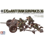 CAÑON ANTITANQUE ALEMAN PAK35 37mm. Y ARTILLEROS  E1/35