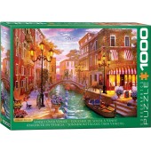 PUZZLE Puesta de sol sobre Venecia 1000 PIEZAS