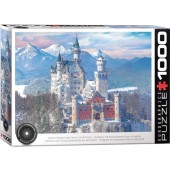 PUZZLE Castillo de Neuschwanstein en invierno alemania 1000 PIEZAS