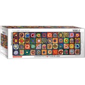 PUZZLE ESTUDIO DE COLOR DE CUADRADOS 1000 PIEZAS (WASSILY KANDINSKY) panomarico