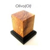 PEANA pedestal 65mm cuadrada 3X3cm Olivo-Ebano
