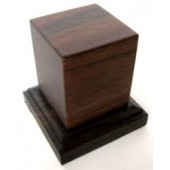 PEANA PEDESTAL 65mm Cuadrada 4x4cm Madera Bubinga-Ebano