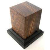 PEANA PEDESTAL 65mm Cuadrada 4x4cm Madera Mongoy-Ebano