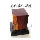 PEANA pedestal 65mm cuadrada 3X3cm PaloRojo-Ebano