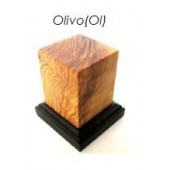 PEANA pedestal 65mm cuadrada 5X5cm Olivo-Ebano