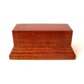 PEANA Pedestal 50mm Rectangular 10X4cm Madera Bubinga