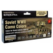 SET PINTURA VEHICULOS SOVIETICOS 1935-45 (8 Colores)