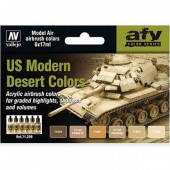 SET PINTURA US MODERN DESERT COLORS (6 colores)