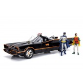 BATMAN BATMOVIL CLASSIC TV SERIE CON FIGURAS Y LUCES E1/18