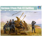 GERMAN 37mm FLAK 43 ZWILLING E1/35