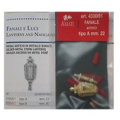 FANAL DE POPA  ANTIGUOS DE METAL 22 mm tipo A