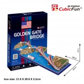 PUENTE GOLDEN GATE U.S.A. - 20 PIEZAS 3D