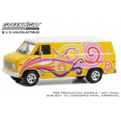 Chevrolet G20 Custom Van - Yellow with Swirls (1976) E1/64