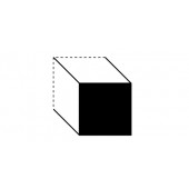 PERFIL CUADRADO 1.0 X 1.0 X 35 mm