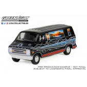Dodge B-100 Custom Van - Mountain Sunrise Decoration (1977) E1/64