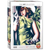 PUZZLE Mujer Vestida de Verde 1000 PIEZAS