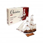 KIT MADERA EVERSHIPS BARCO SERIE CASCO MACIZO CHRISTINE E1/100