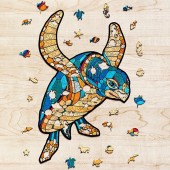 EWA Puzzle Tortuga (M) 150 piezas caja de madera