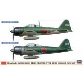 Mitsubishi A6M2b/A6M3 Zero Fighter Type 21/22 ´RABAUL Ace Set´ (2 Kits In The Box) E1/72