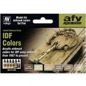 SET PINTURA IDF COLORS (6 colores) (Israeli Defence Force)
