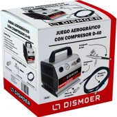 SET AEROGRÁFICO DISMOER COMPRESOR + AEROGRAFO  D-40