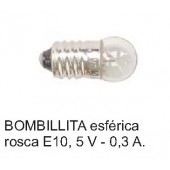BOMBILLA ROSCADA ESFERICA 5V EXP. MINI6